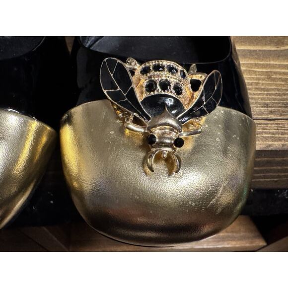 Jeffrey Campbell Jitterbug Patent Singback Flats 10 Patent Whimsygoth Baddie - Picture 11 of 16